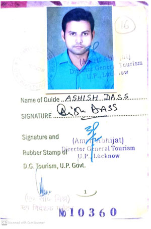 Ashish Dass, Tour Guide License