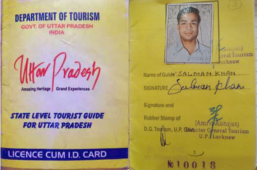 Salman Khan, Tour Guide License