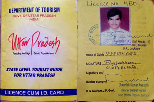 Shafeek Khan, Tour Guide License